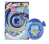 TAMAGOTCHI Bandai Paradise Acqua - Animale Virtuale da accudire Giocattolo Interattivo in italiano, rotella di zoom - Modello Acqua Blu - Giocattolo per Bambini dai 6 anni in su - 43422