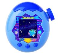 TAMAGOTCHI Bandai Paradise Acqua - Animale Virtuale da accudire Giocattolo Interattivo in italiano, rotella di zoom - Modello Acqua Blu - Giocattolo per Bambini dai 6 anni in su - 43422