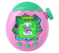 TAMAGOTCHI Bandai Paradise Terra - Animale Virtuale da accudire Interattivo in italiano, rotella di zoom - Modello Terra Rosa e Verde - Giocattolo per Bambini dai 6 anni in su - 43421
