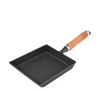 Tamagoyaki giapponese Omelette Pan Egg Pan,Rettangolo Padella Mini Padella di Ferro Omelette Pan Tamagoyaki Manico in Legno Padella, Mini Padella Ferro Omelette Pot, Mini Skillet