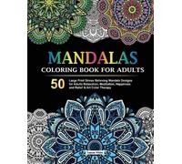 Taman White Mandalas Coloring Book for Adults (Tascabile)