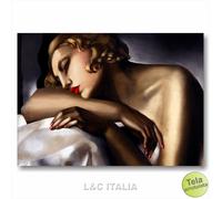 Tamara de Lempicka La dormiente 70x50 Stampa su Tela Soggiorno Camera da Letto