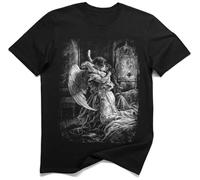 Tamara e Il Demone Arte Gotica T-Shirt (S, Nero)