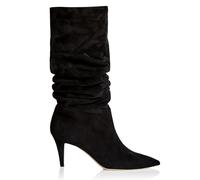 Tamara Mellon Camoscio Nero Icon Al Ginocchio Boots 75mm Tacchi Nuovo