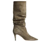 Tamara Mellon Muschio Camoscio Icon Al Ginocchio Boots 75mm Tacchi Eu 9.5 / 39.5