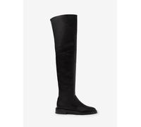 Tamara Mellon Nero Nappa Modello Tempest sopra Al Ginocchio Boots 15mm Tacchi