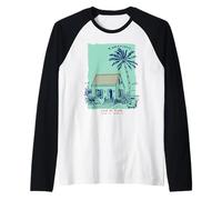 Tamarindo Costa Rica Souvenir Vintage Guanacaste Surf Maglia con Maniche Raglan