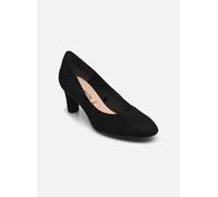 Tamaris Donna Pumps Textil Blockabsatz Vegan, Black, 38 EU