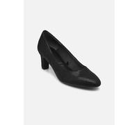 Tamaris Donna Pumps Textil Blockabsatz Vegan, Black Structure, 41 EU