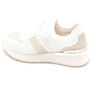 Tamaris 23712-20 sneaker tessuto bianco rosa fondo gomma T