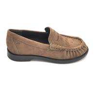 Tamaris 24251 mocassino camoscio arricciato taupe fondo gomma 6/7