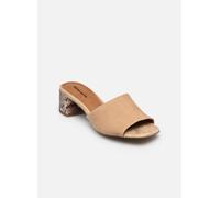 Tamaris pantolette da donna con tacco a blocco in pelle beige 39 EU