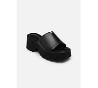 Tamaris pantolette da donna con tacco a blocco in pelle nero 38 EU