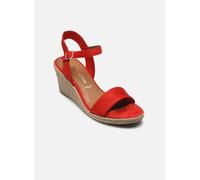 Tamaris Damen 1-28300-42, Sandali con Zeppa Donna, Rosso, 37 EU