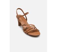 Sandali con tacchi, in pelle Marrone 40