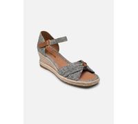 Tamaris Donna 1-28357-42, Sandali con Zeppa, Azzurro, 41 EU