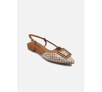 Tamaris décolleté slingback da donna con tacco a blocco beige 36 EU