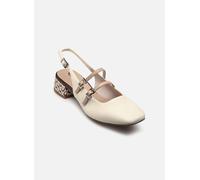 Tamaris décolleté slingback da donna con tacco a blocco bianco 40 EU