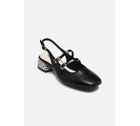 Tamaris décolleté slingback da donna con tacco a blocco nero 41 EU