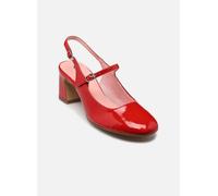 Tamaris décolleté slingback da donna con tacco a blocco rosso 38 EU
