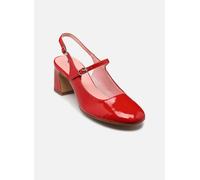 Tamaris décolleté slingback da donna con tacco a blocco rosso 40 EU