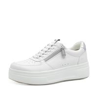 Tamaris 8-83709-44, Sneaker Donna, White/Silver, 38 EU