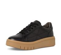 Tamaris 8-83716-41 Comfort Fit Plantare Intercambiabile con Lacci, Sportive, Suola Flessibile, Scarpe da Ginnastica Donna, Nero, 36 EU Larga