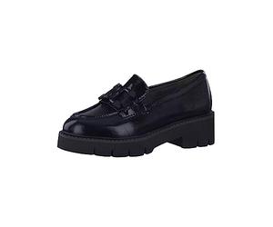 Tamaris 8-84704-41-Plantare Intercambiabile in Pelle Comfort Fit, Mocassino Donna, Nero, 39 EU Larga
