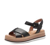 Tamaris 8-88701-42, Sandali con zeppa Donna, Nero, 38 EU