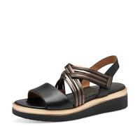 Tamaris 8-88707-42, Sandali con zeppa Donna, Nero, 36 EU