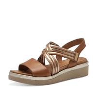 Tamaris 8-88707-42, Sandali con zeppa Donna, Nocciola, 40 EU