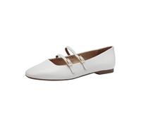 Tamaris Ballerina da Donna Elegante, Bianco, 41 EU