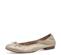 Tamaris Ballerina da Donna in Pelle, Beige., 42 EU