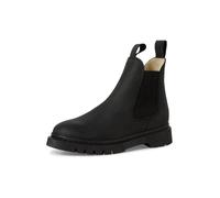 Tamaris Donna Warmfutter Stiefel Leder Blockabsatz Wechselfußbett, Black, 37 EU