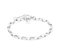 Tamaris Bracciale con maglie grossolane in acciaio inossidabile, 21 cm, Acciaio inossidabile, Nessuna pietra preziosa