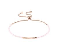 Tamaris Bracciale da donna con chiusura a cordoncino, perline con cinturino in tessuto, impermeabile, bracciale da donna, 21 cm, Acciaio inossidabile, Nessuna pietra preziosa