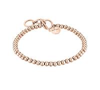 Tamaris Bracciale Per Donne In Acciaio Inossidabile, Gioiello Da Braccio Per Donne Regolabile E Impermeabile Nel Steel Ball Look