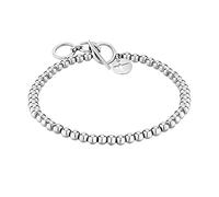 Tamaris Bracciale Per Donne In Acciaio Inossidabile, Gioiello Da Braccio Per Donne Regolabile E Impermeabile Nel Steel Ball Look