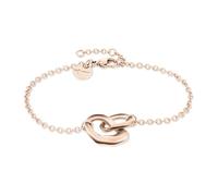 Tamaris Bracciale TJ-0620-B-21 in acciaio inox IP oro rosa, 21 cm, Acciaio inossidabile, Nessuna pietra preziosa