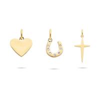 Tamaris Charms Collection In Acciaio Inossidabile - Diversi Charms-Sets Combinabile Con Der Charm Collection & Personalizzabile Idea Regalo