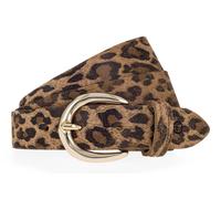 Tamaris cintura Leather Belt W85 Taupe-dark brown