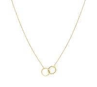 Tamaris collana per donna, Halsschmuck con Infinity Anhängern, wasserfest in acciaio inossidabile, Gold