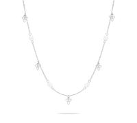 Tamaris collana per donna, Halsschmuck con verschiedenen Anhängern, wasserfest in acciaio inossidabile - Tiny Heart Steel
