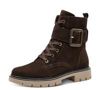 Tamaris Comfort 8-85106-43-Stivale Pizzo, Stivali alla Moda Donna, Mocca Struct, 37 EU Larga