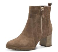 Tamaris Comfort 8-85301-43-Stivale Heel, Stivali alla Moda Donna, Camoscio Marrone Chiaro, 39 EU Larga