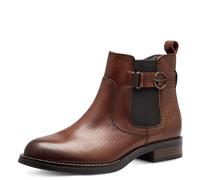 Tamaris Comfort 8-85306-43-Scarpe, Stivali Chelsea Donna, Cognac, 38 EU Larga