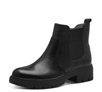 Tamaris Comfort 8-85420-43-Scarpe, Stivali Chelsea Donna, Nero-Nappa, 37 EU Larga