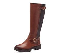 Tamaris Comfort 8-85600-43-Stivali Lunghi, Stivali alla Moda Donna, Cognac, 40 EU Larga