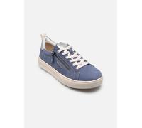 Tamaris Comfort Damen Sneaker Flach mit Reißverschluss Freizeit, Scarpe da Ginnastica Donna, Denim Nubuc, 40 EU