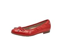 Tamaris Comfort Ballerine da donna in pelle con fiocco, Rosso (Red Patent), 39 EU